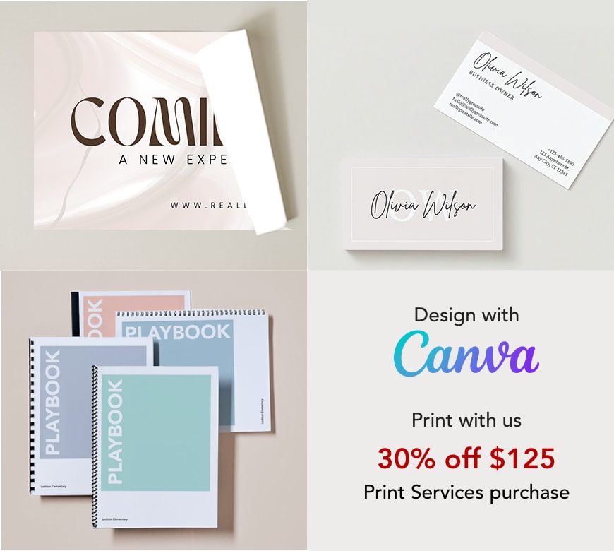 30% off $125 of Print Service