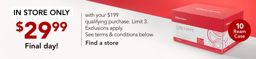 In store only now $29.99