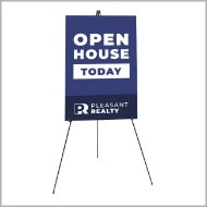 Plastic sign