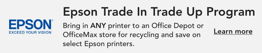 Epson Trade In-Trade Up program