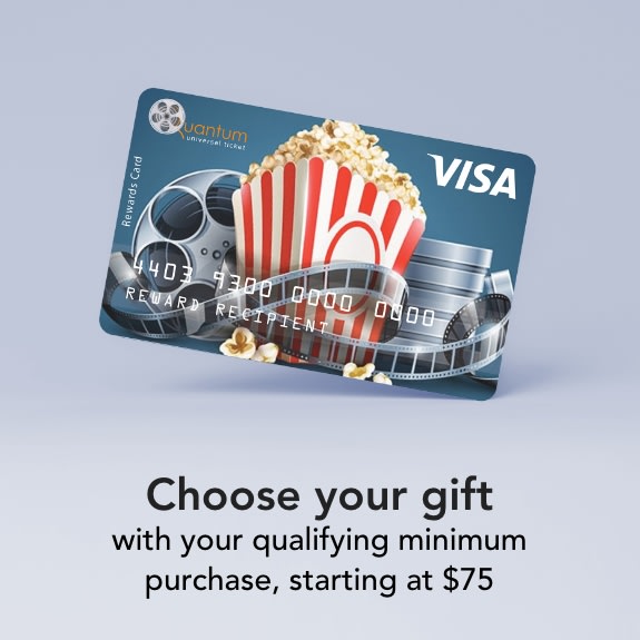 Choose your Gift with your qualifying minimum purchase starting at $75
