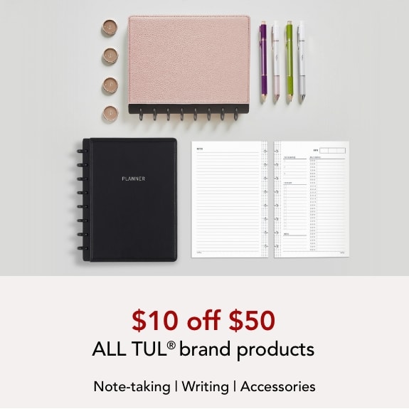 $10 off your $50 purchase on ALL Tul brand products.