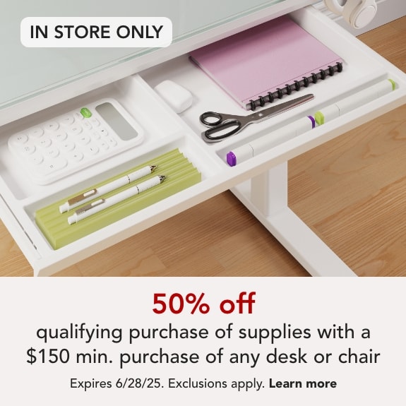 50% off qualifying purchase of supplies
