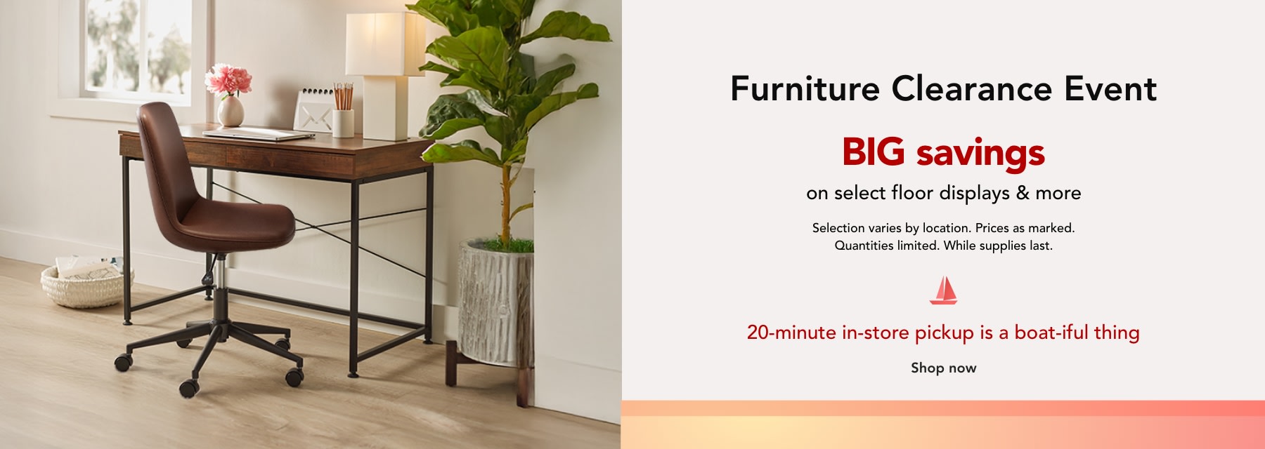 Furniture Clearance Event