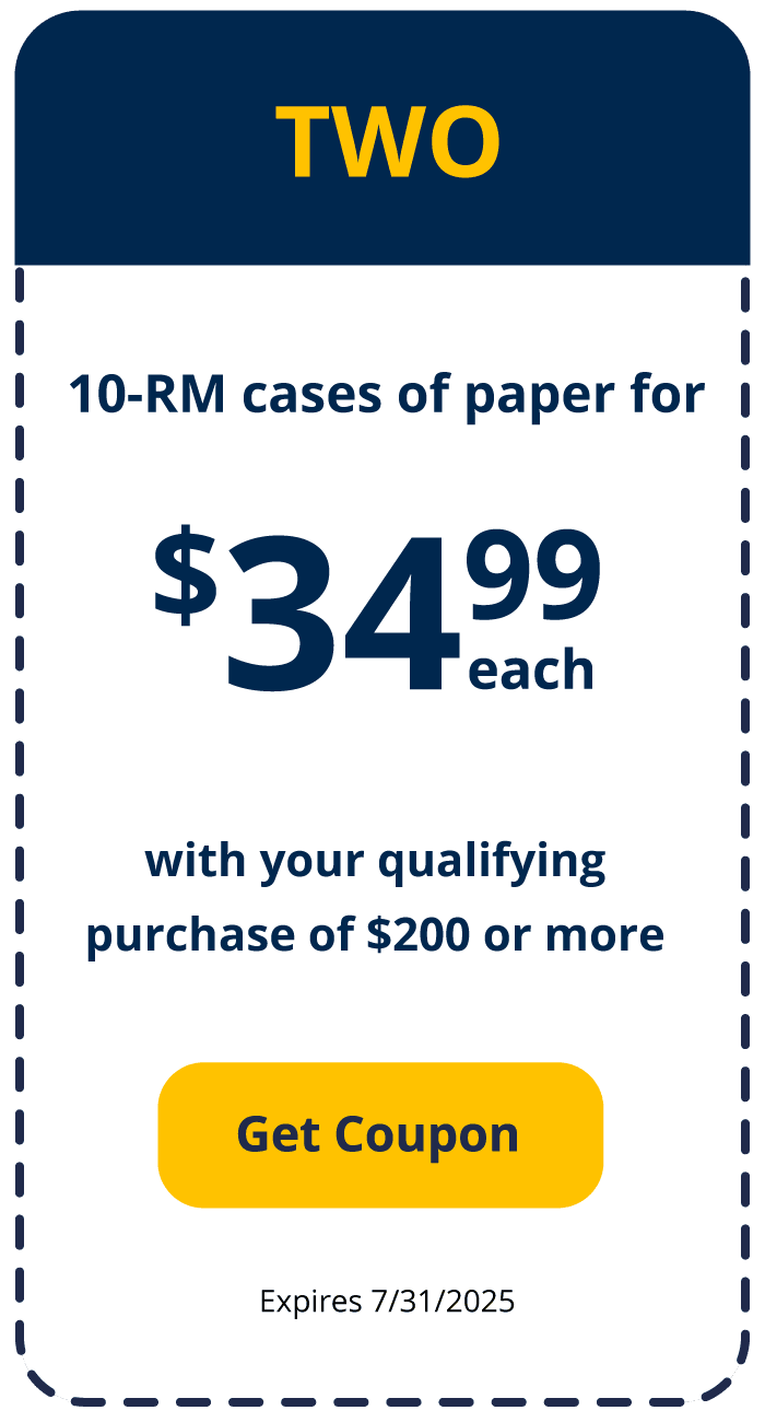 Get a 10 ream case of Boise X-9 for $34.99 with qualifying purchase
