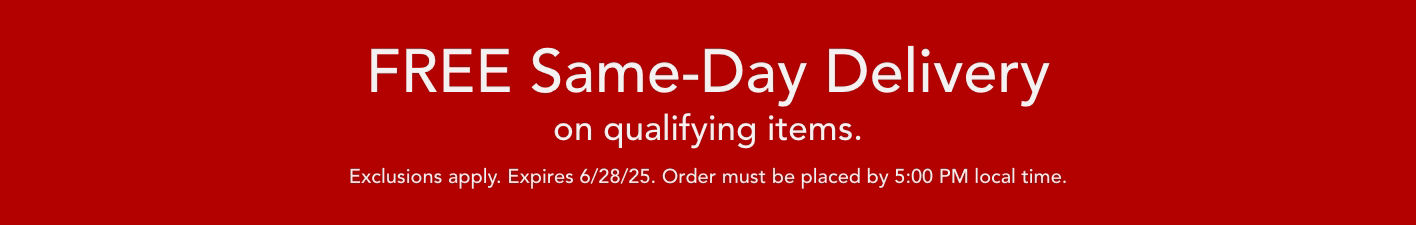 Free Same Day Delivery