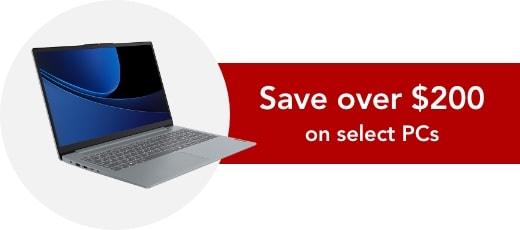 Save over $200 on select Pcs