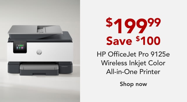 HP OfficeJet Pro 9125e Wireless Inkjet Color All-In-One Printer
