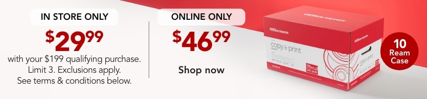 In store only now $29.99