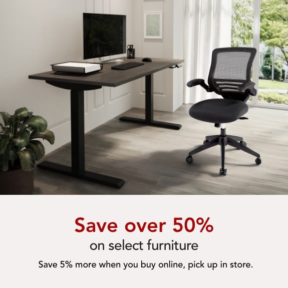 Save over 50% on select furniture