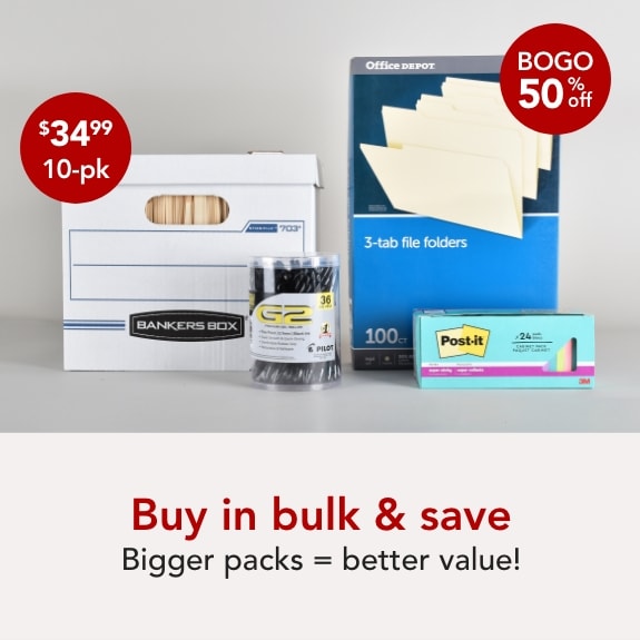 Buy in bulk and save