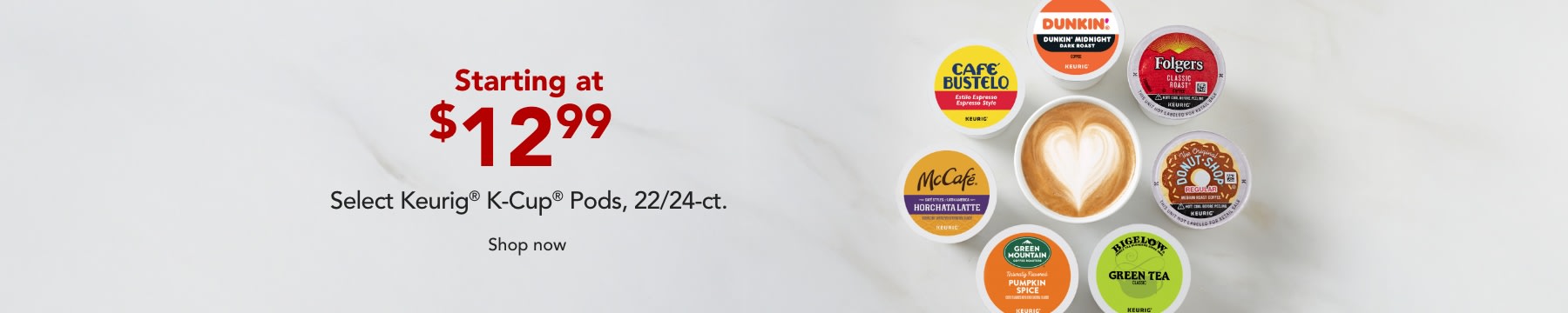 Keurig 22/24 K-Cup Pods Starting at $12.99