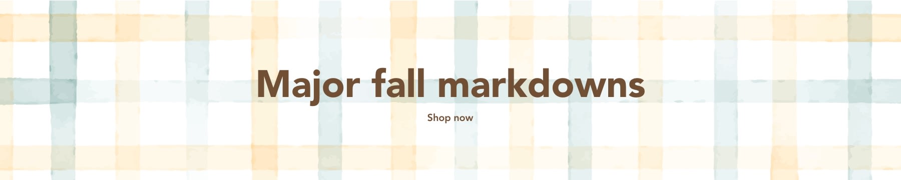 Major fall markdowns
