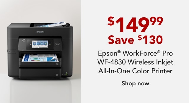 Epson® WorkForce® Pro WF-4830 Wireless Inkjet All-In-One Color Printer