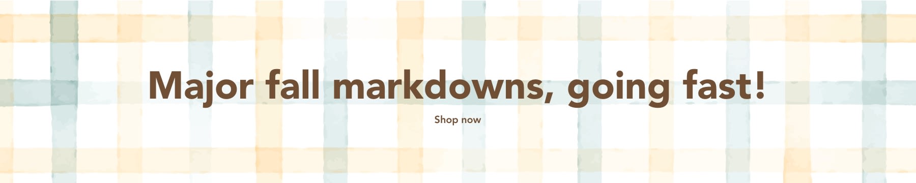 Major Fall Markdowns