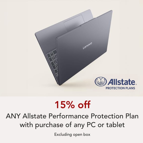 Get 15% off any Allstate PPP with the any PC or Tablet, excluding open box. 