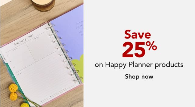 25% Off Happy Planner
