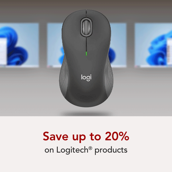 Save up to 20% on Logitech
