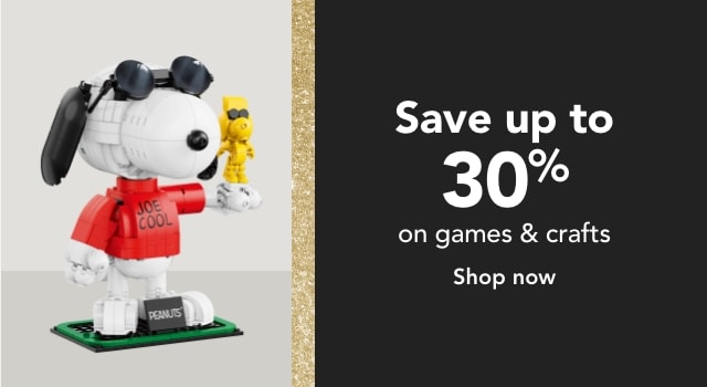 Save 30% on Holiday Games and Crafts