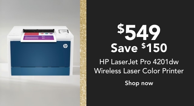 HP LaserJet Pro 4201dw Wireless Laser Color Printer (4RA86F)