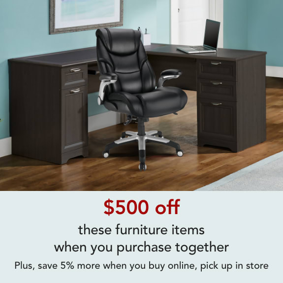 $500 off these furniture items when you purchase together