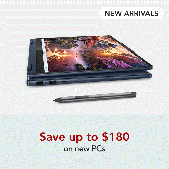 Save up to $180 on New PCs