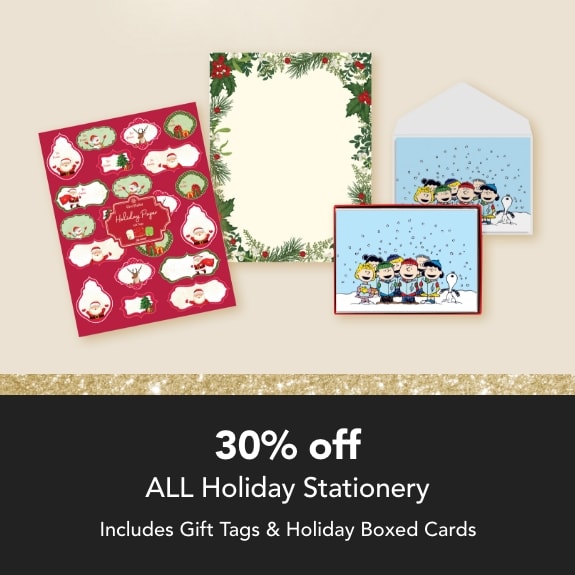 Save 30% on All holiday stationery