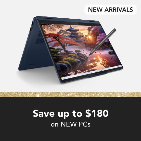 Save up to $180 on New PCs