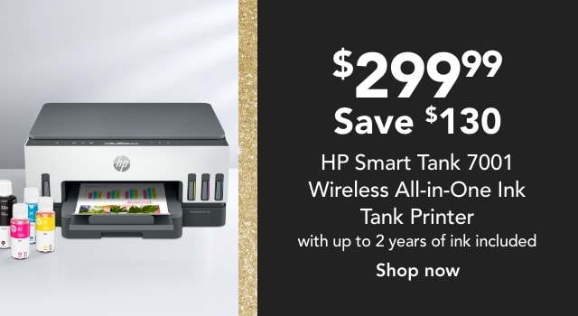 HP Smart Tank 7001 Wireless All-in-One Ink Tank Printer with up to 3 years of ink included, AI-enabled