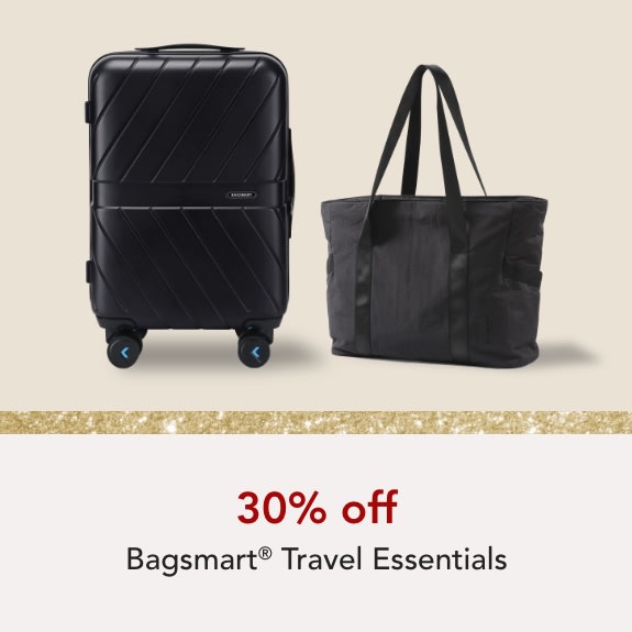 Save 30% on Bagsmart Travel Essentials