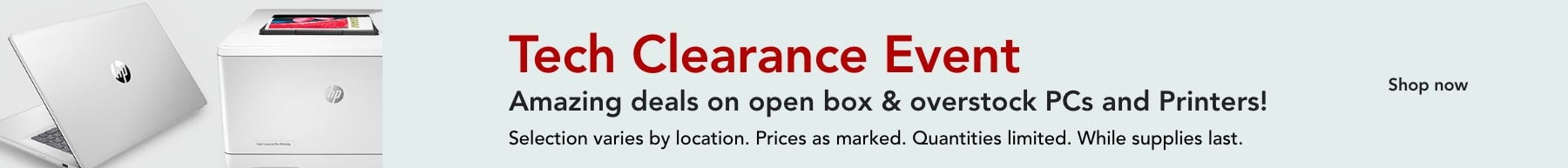 Tech Clearance Event