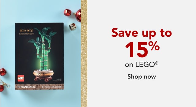 Save up to 15% on Lego