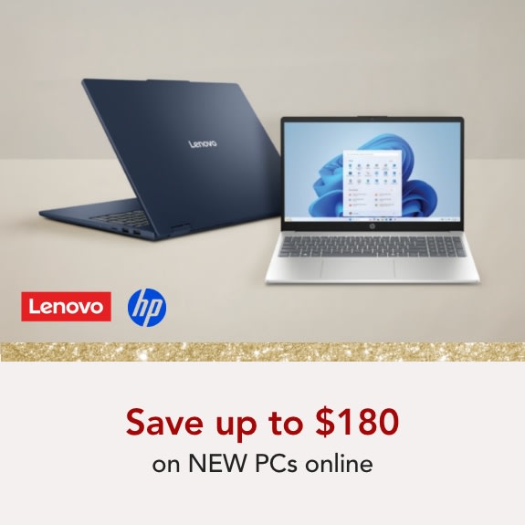 Save up to $180 on New PCs online