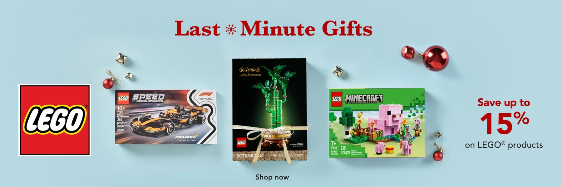 Save up to 15% on Lego