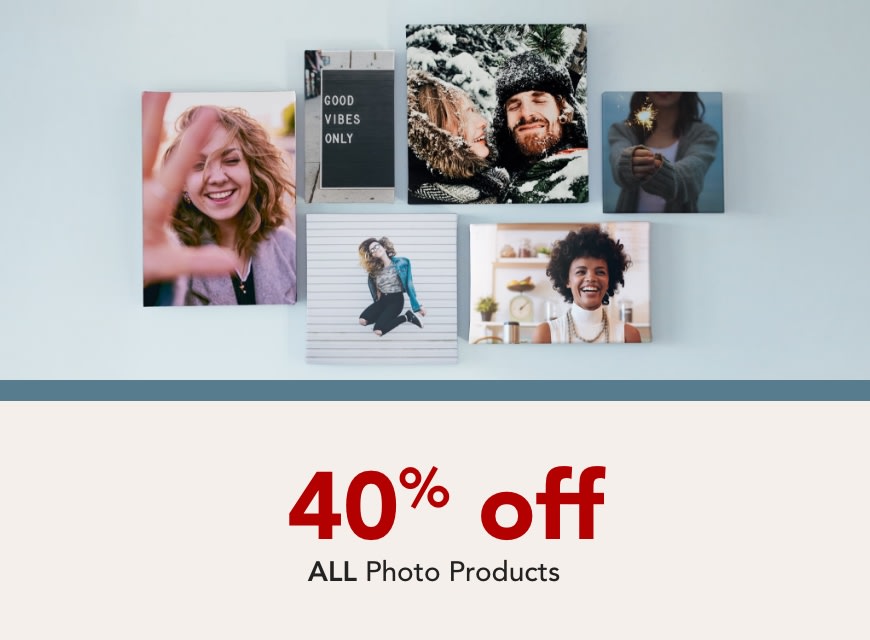 40% off ALL Photo Products
