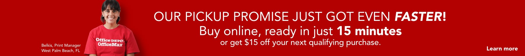 Buy online, pickup in store