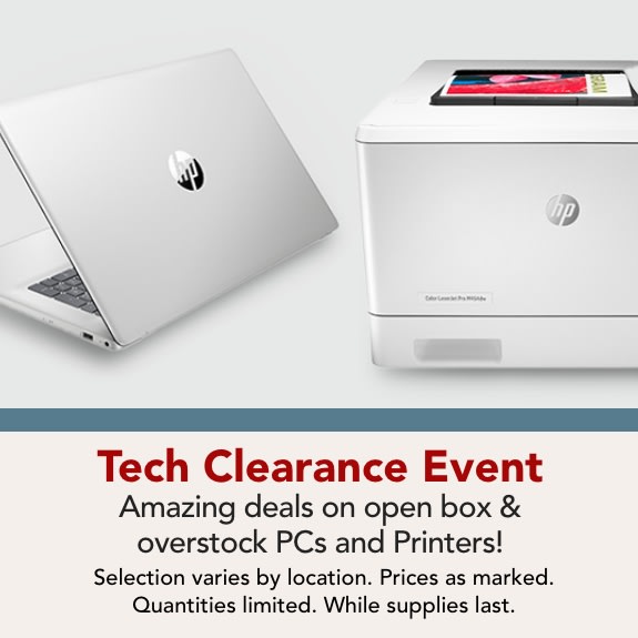 Winter Clearance- Amazing deals on open box & overstock PCs and Printers!