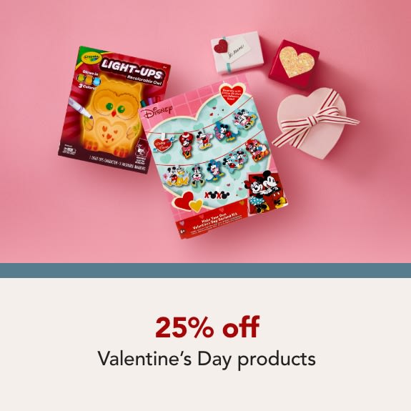 Save 25% on Valentines Day Products