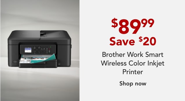 Brother Work Smart MFC-J1360DW Wireless Color Inkjet Printer