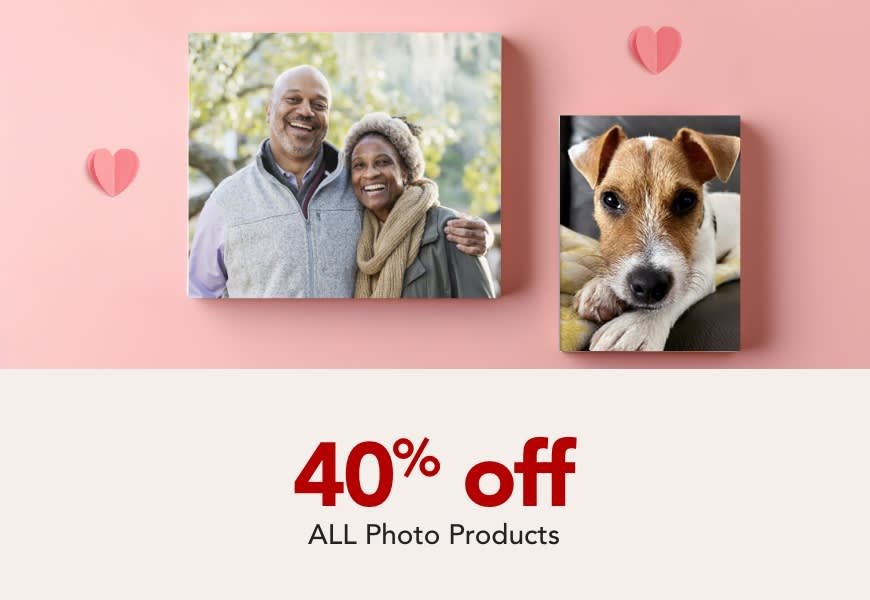 40% off ALL Photo Products
