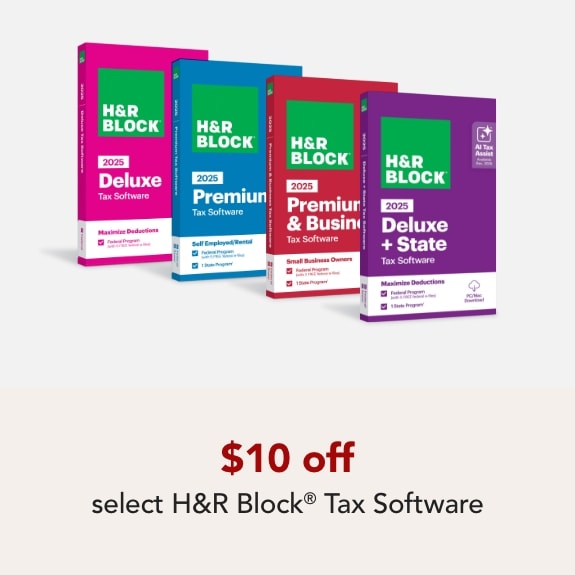 $10 off H&R Block