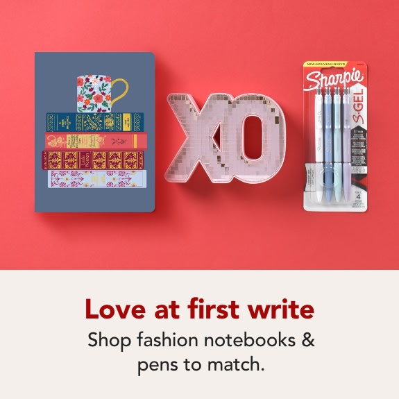 Fashion Notebooks & Colored Pens