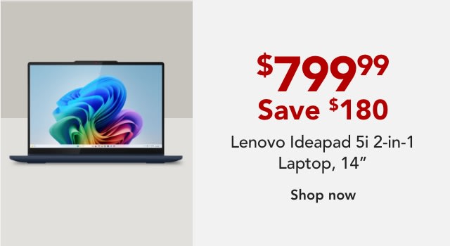 Lenovo Ideapad 5i 2-in-1 Laptop, 14"