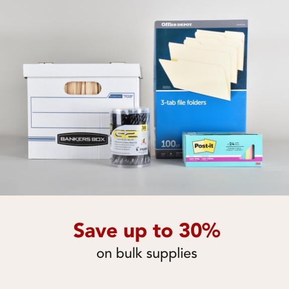 Save up to 30% on Bulk Items