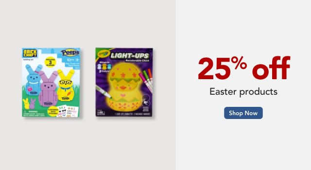 Save 25% on Easter Products