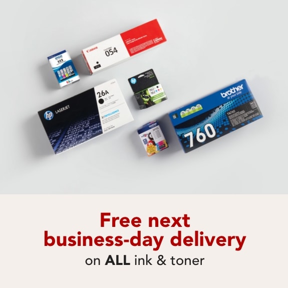 Free Next Business Day Delivery on ALL Ink & Toner