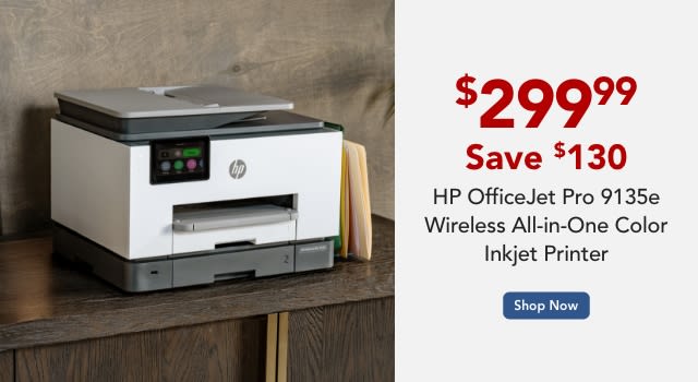 HP OfficeJet Pro 9135e Wireless All-in-One Color Inkjet Printer, 3-mo free Instant Ink, AI-enabled