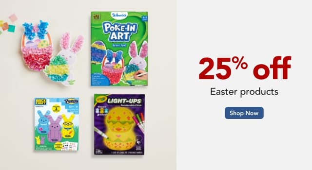 Save 25% on Easter Products