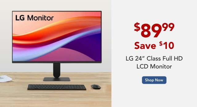 LG 24U411A-B 24" Class Full HD LCD Monitor - 16:9 - Black - 23.8" Viewable - In-plane Switching (IPS) Technology