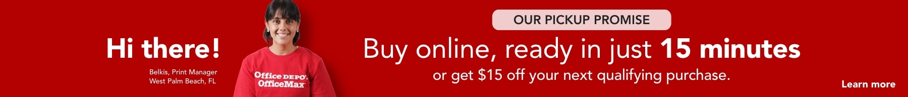 Buy online, pickup in store
